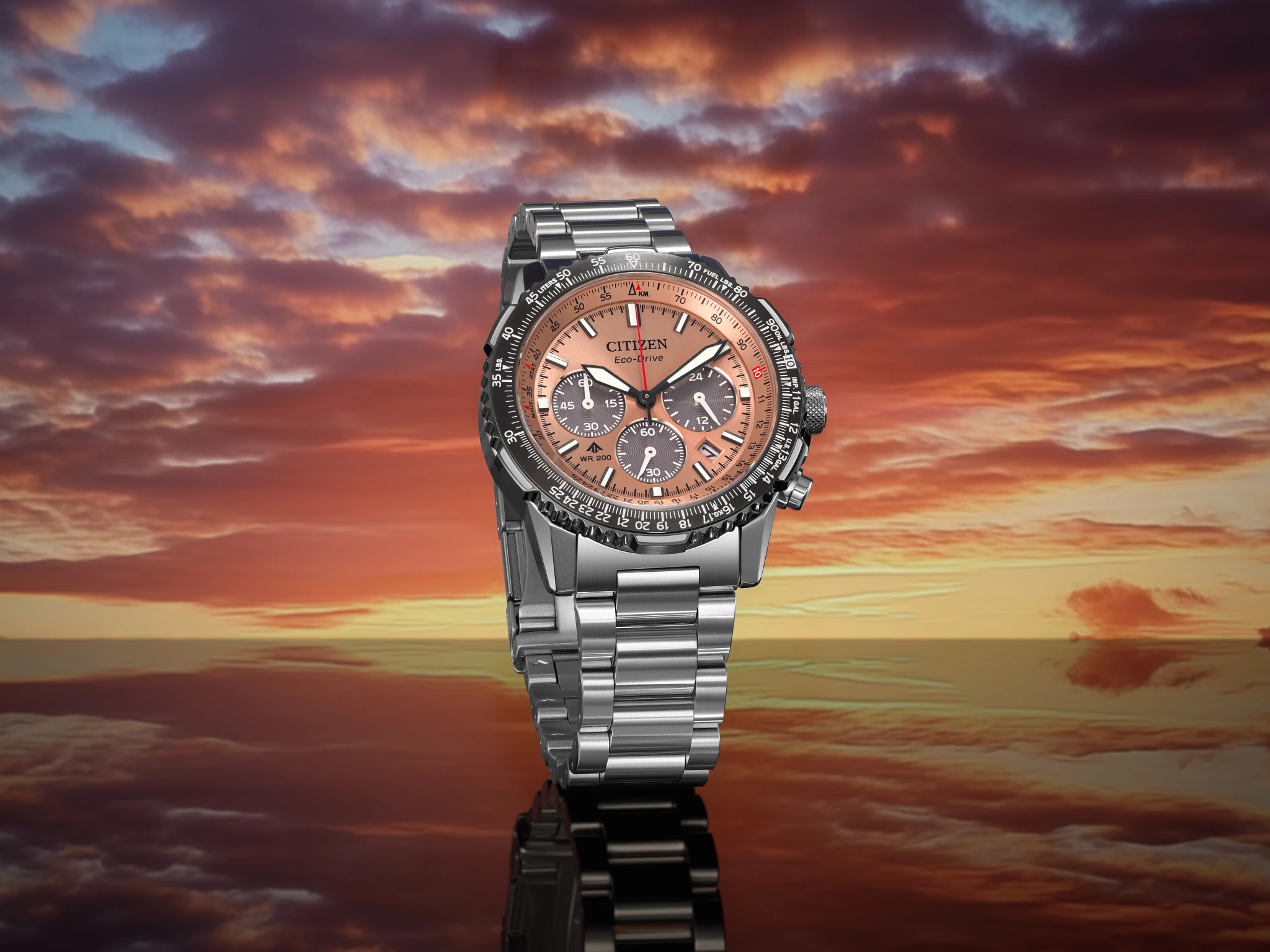 Reloj Citizen Salmon Promaster Navihawk para Caballero CA4664-60X